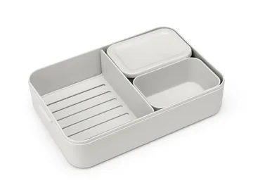 Make & Take bento lunchbox groot 2 L - Lichtgrijs - Brabantia