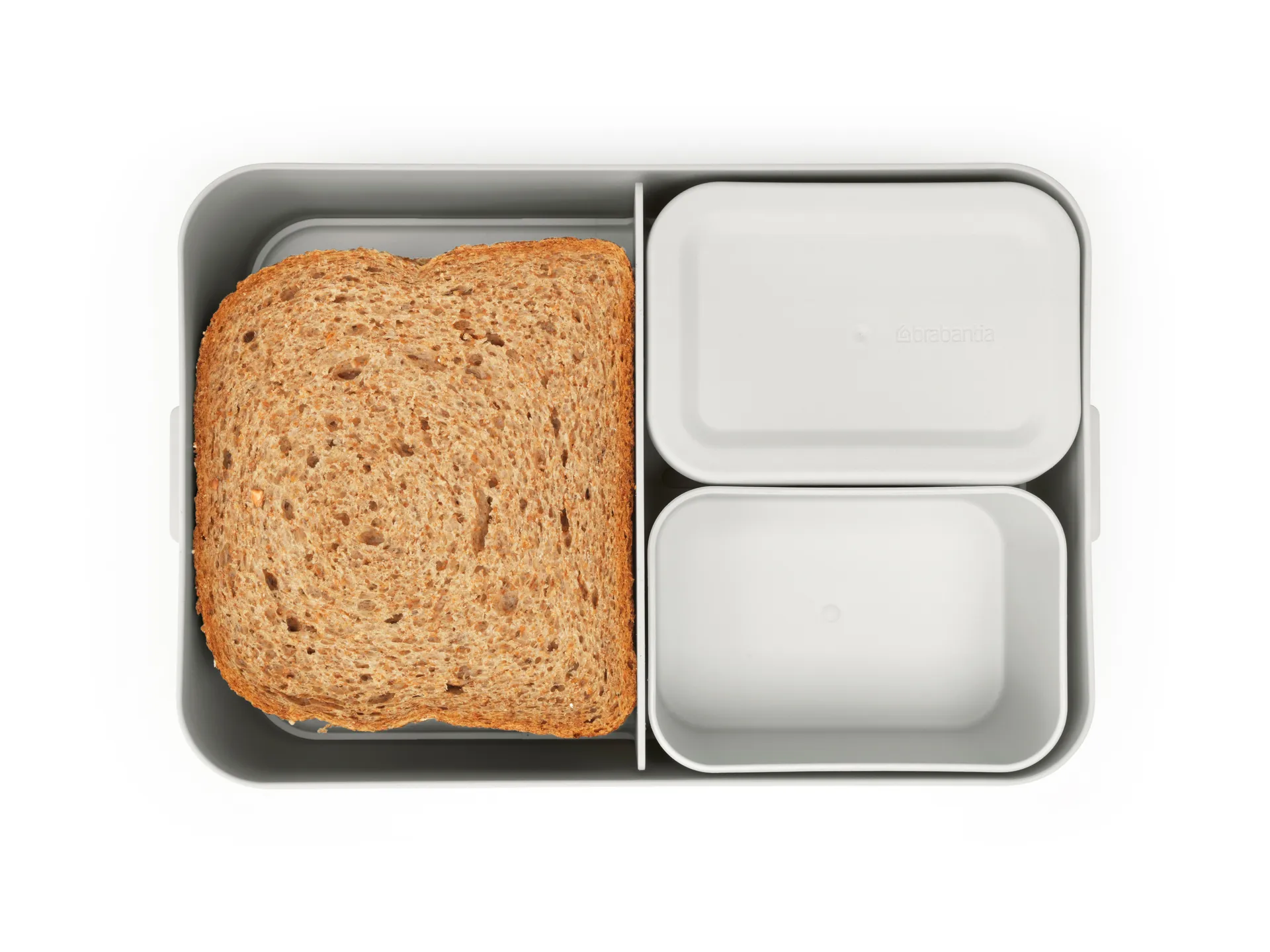 Make & Take bento lunchbox groot 2 L, Lichtgrijs Brabantia