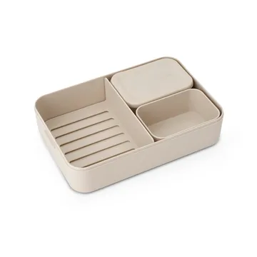 Make & Take bento lunchbox groot 2 L - Zacht beige - Brabantia