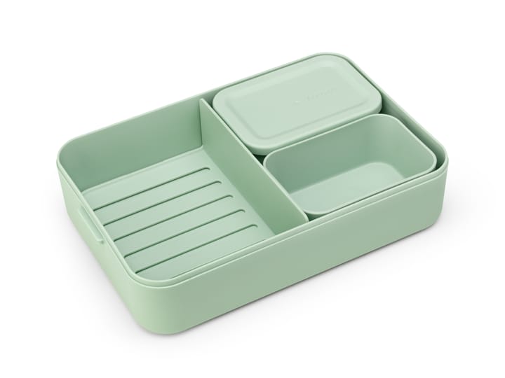 Make & Take Bento lunchtrommel groot 2 L, Jade Green Brabantia
