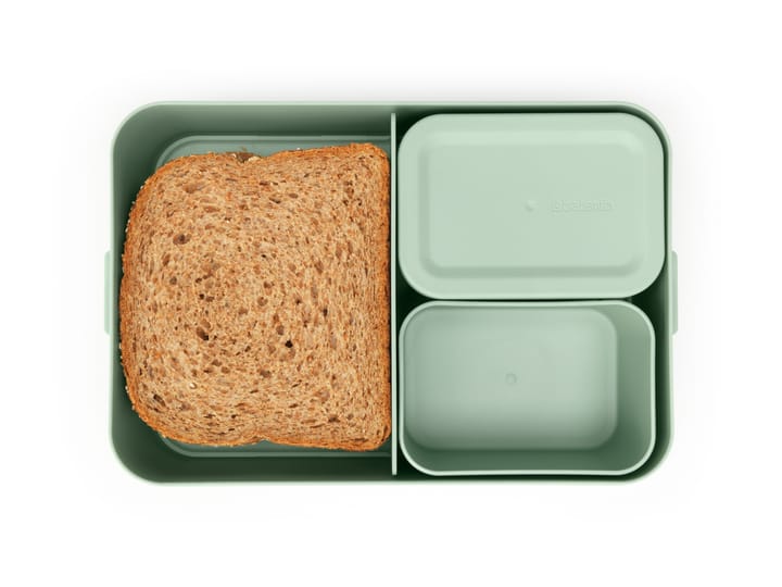 Make & Take Bento lunchtrommel groot 2 L, Jade Green Brabantia