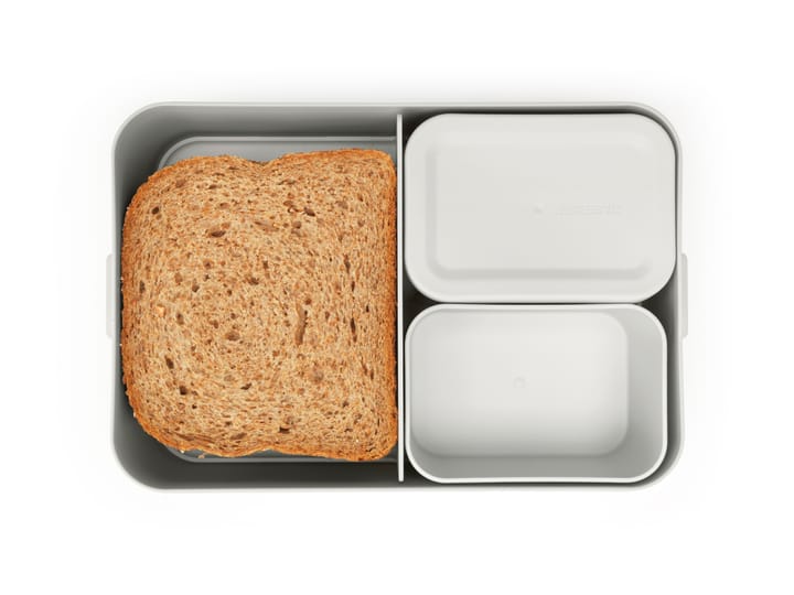 Make & Take Bento lunchtrommel groot 2 L, Lichtgrijs Brabantia
