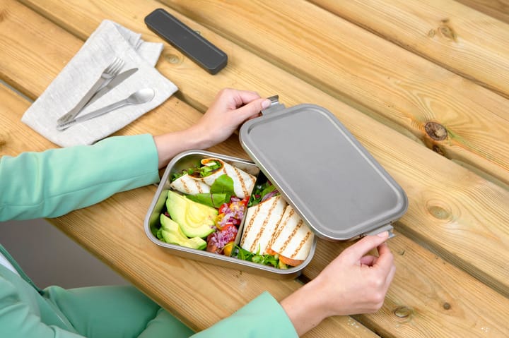 Make & Take bento lunchtrommel staal groot, Mat roestvrij staal Brabantia