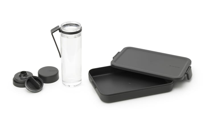 Make & Take break lunchset 2-delig, Donkergrijs Brabantia