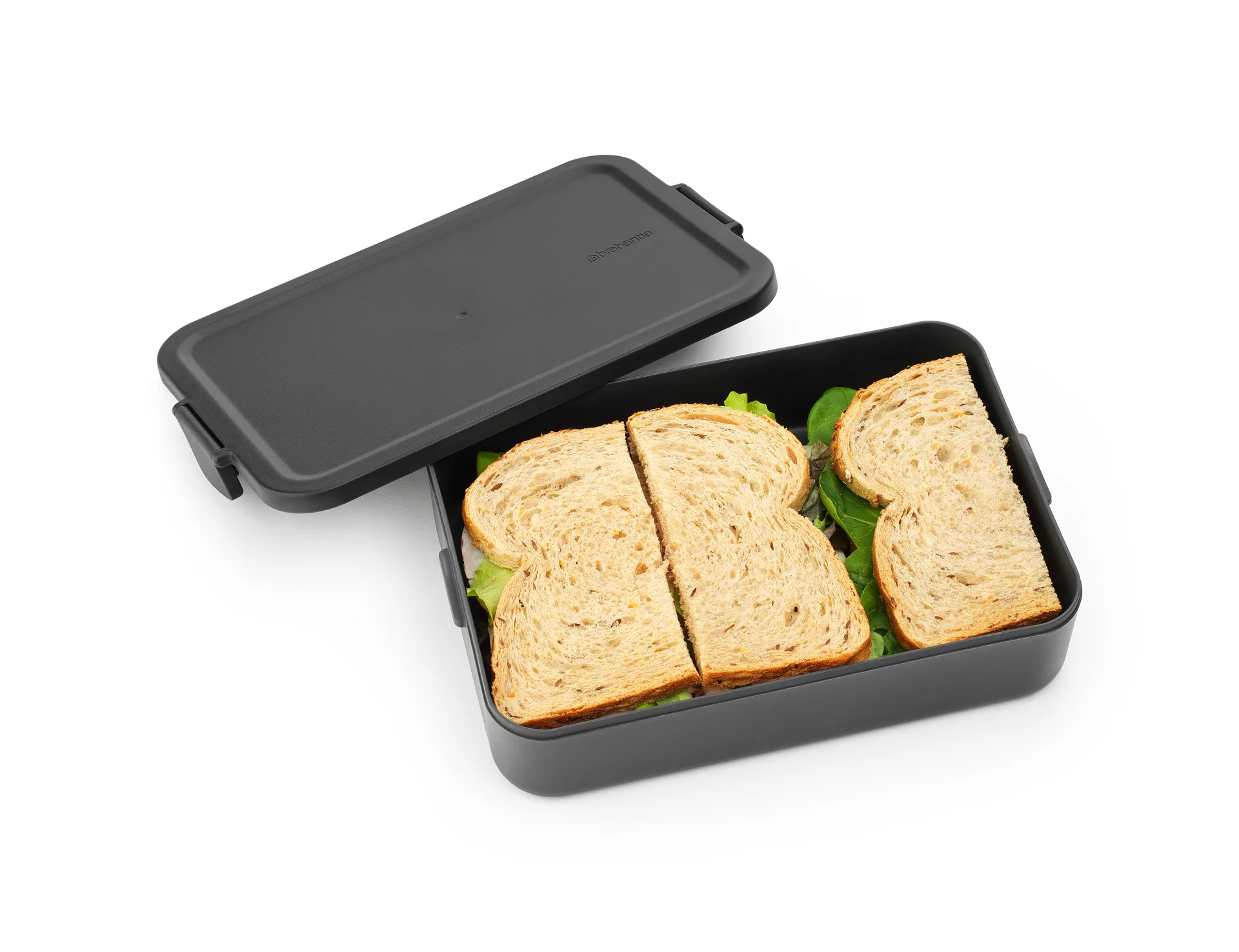 Make & Take lunchbox groot 2 L, Donkergrijs Brabantia