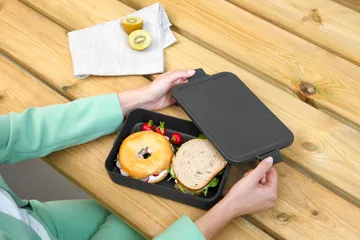 Make & Take lunchbox groot 2 L - Donkergrijs - Brabantia