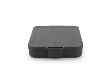 Make & Take lunchbox plat, 1,1 L - Donkergrijs - Brabantia