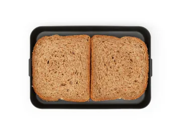 Make & Take lunchbox plat, 1,1 L - Donkergrijs - Brabantia