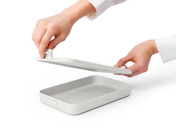 Make & Take lunchbox plat, 1,1 L - Lichtgrijs - Brabantia