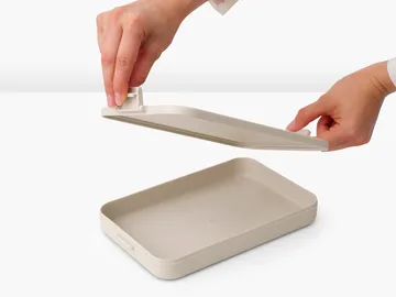 Make & Take lunchbox plat, 1,1 L - Zacht beige - Brabantia