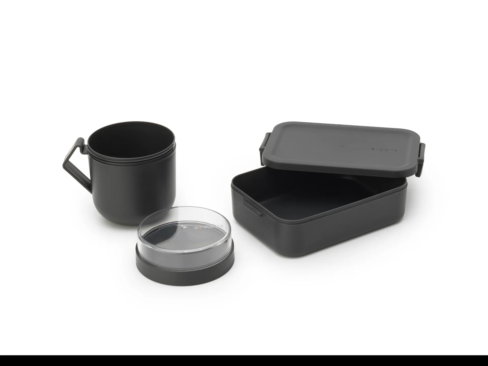 Make & Take lunchset 2-delig, Donkergrijs Brabantia