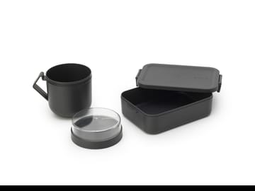 Make & Take lunchset 2-delig - Donkergrijs - Brabantia