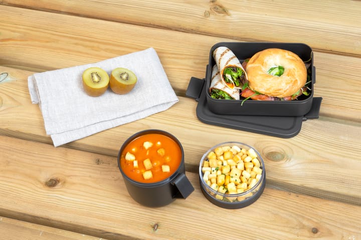 Make & Take lunchset 2-delig, Donkergrijs Brabantia