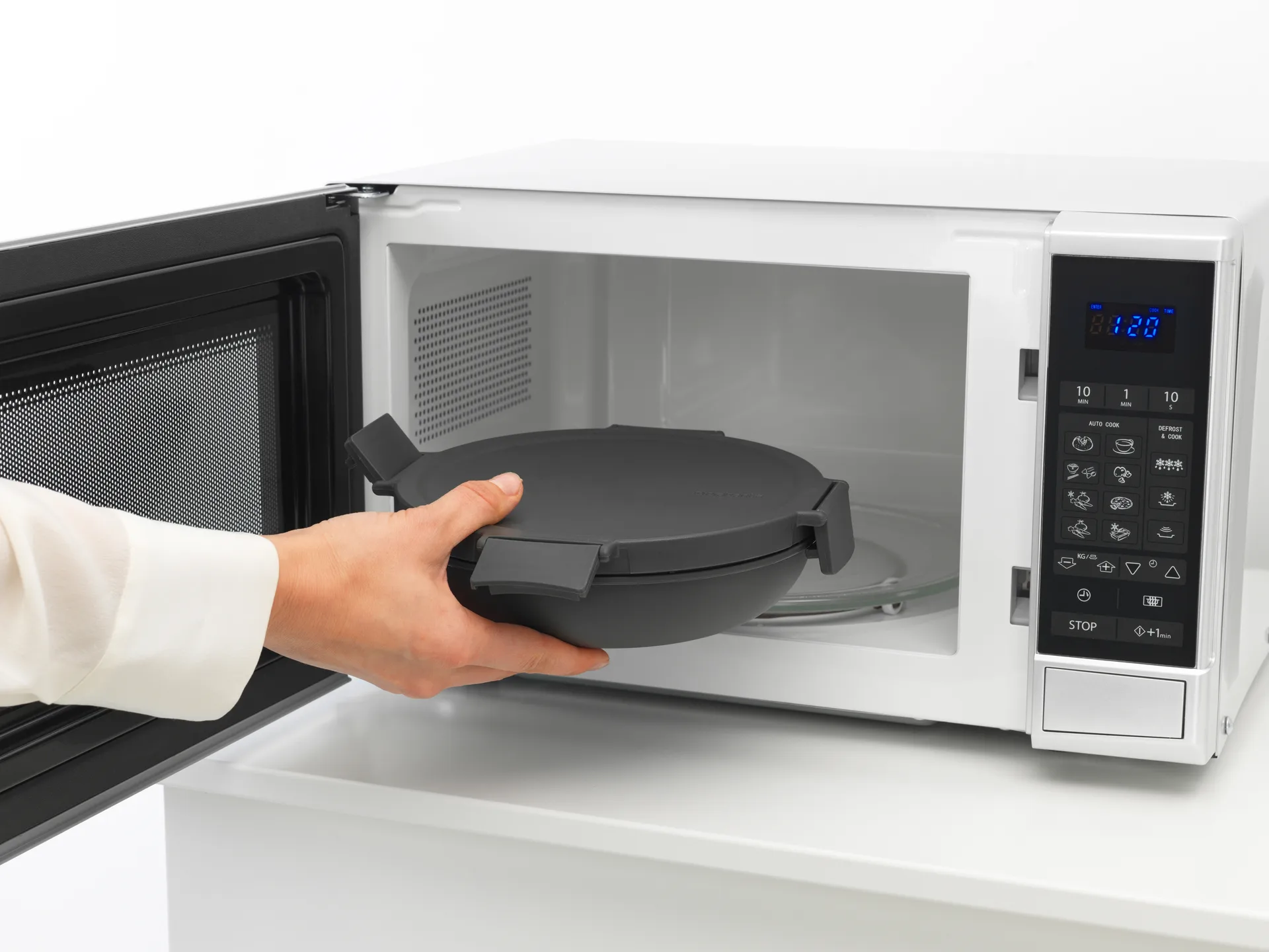 Make & Take lunchtrommel 1 L, Donkergrijs Brabantia