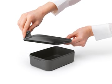 Make & Take lunchtrommel medium 1,1 L - Donkergrijs - Brabantia