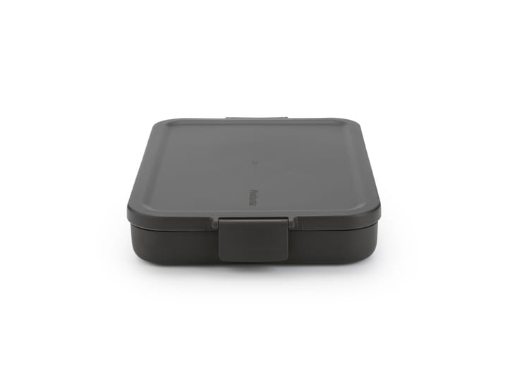 Make & Take lunchtrommel plat, 1,1 L, Donkergrijs Brabantia
