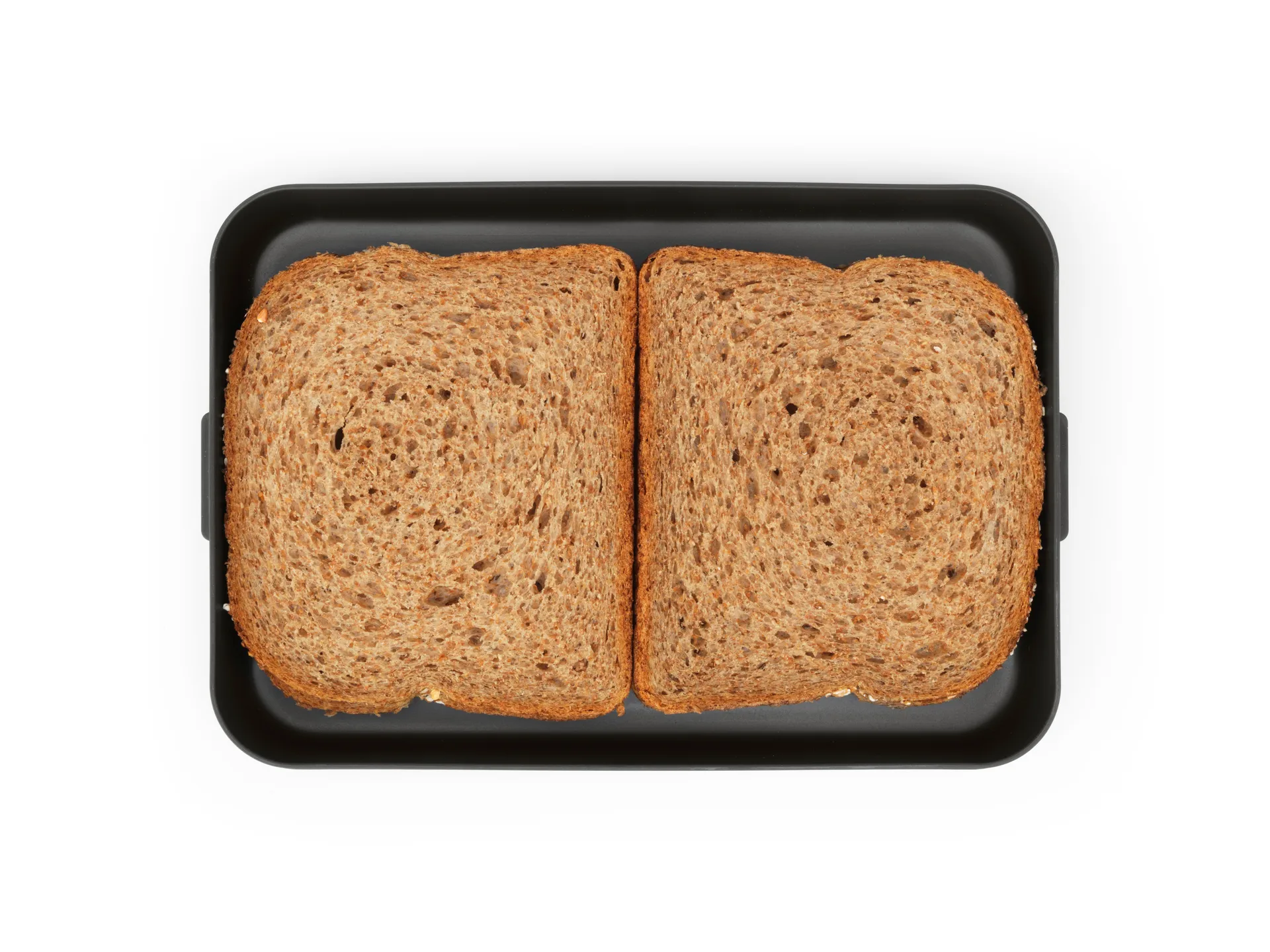 Make & Take lunchtrommel plat, 1,1 L, Donkergrijs Brabantia