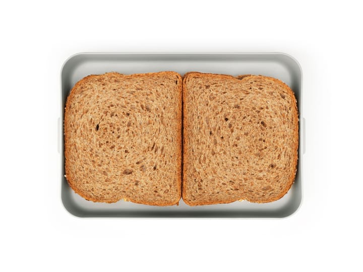 Make & Take lunchtrommel plat, 1,1 L, Lichtgrijs Brabantia