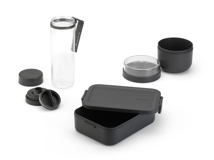 Make & Take ontbijt- en lunchset 3-delig, Donkergrijs Brabantia