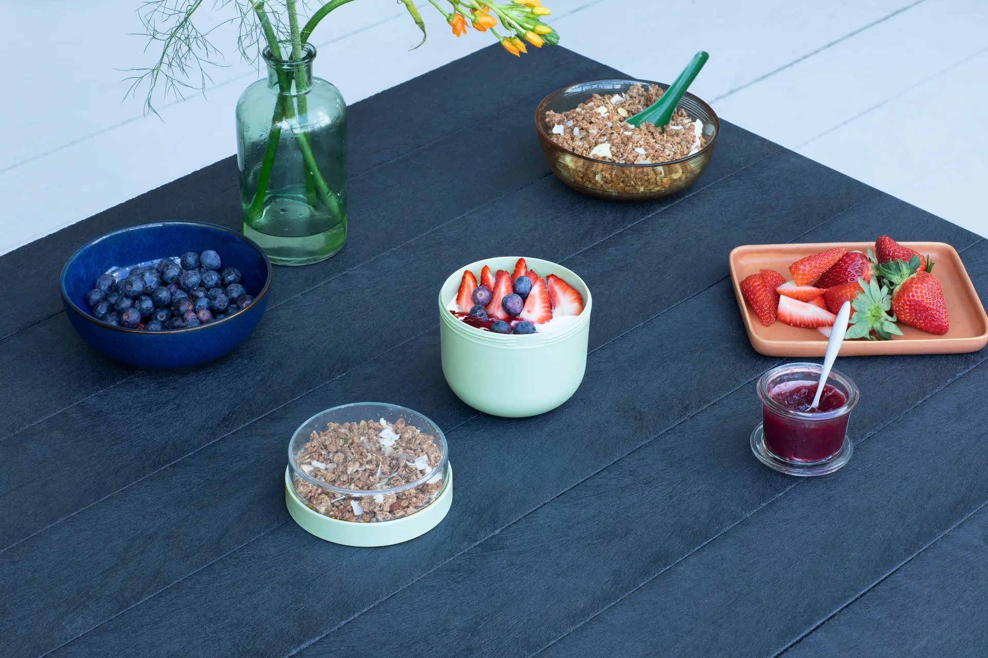 Make & Take ontbijtkom 0,5 L, Jade Green Brabantia