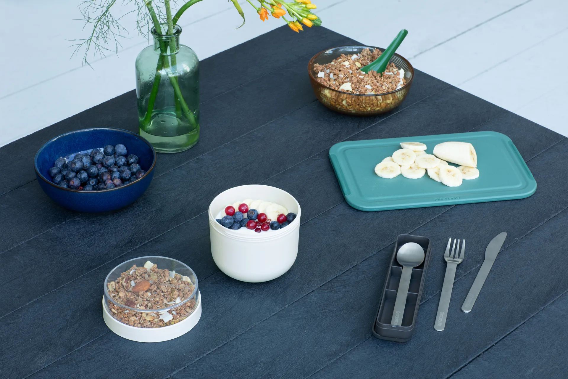 Make & Take ontbijtkom 0,5 L, Lichtgrijs Brabantia