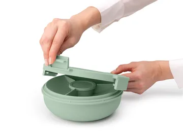 Make & Take saladebowl, 1,3 L - Jade Green - Brabantia