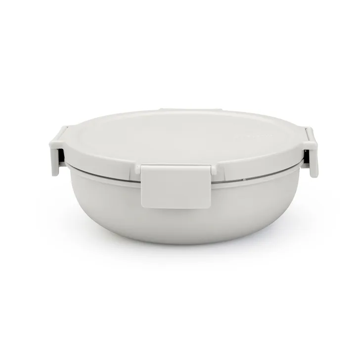 Make & Take saladebowl, 1,3 L - Lichtgrijs - Brabantia