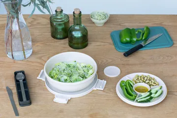 Make & Take saladebowl, 1,3 L - Lichtgrijs - Brabantia