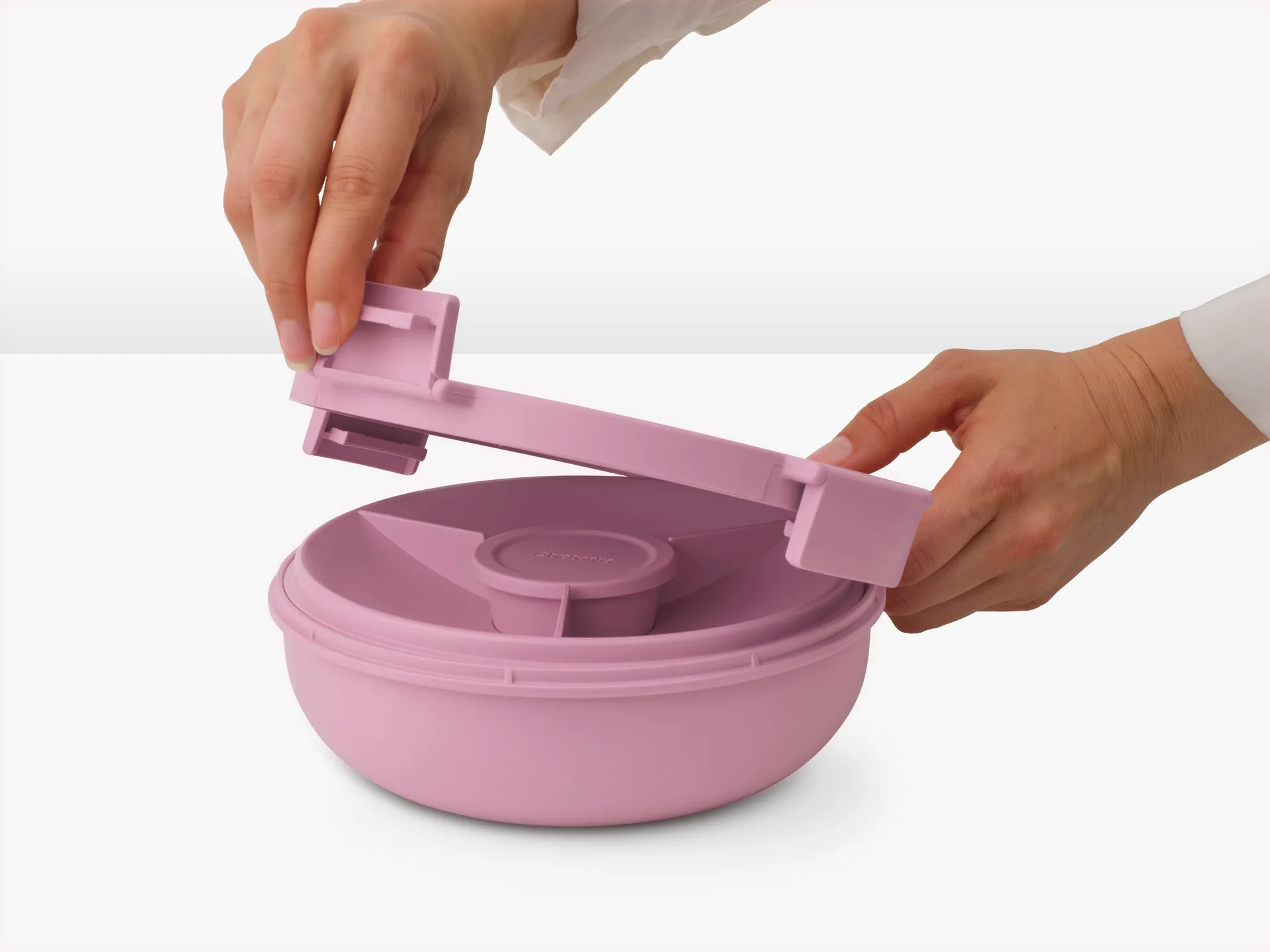 Make & Take saladebowl, 1,3 L, Lila roze Brabantia