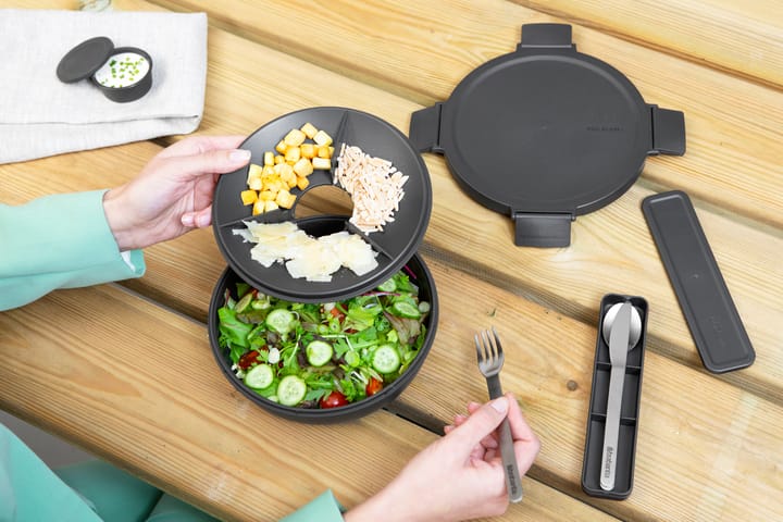 Make & Take saladekom, 1,3 L, Donkergrijs Brabantia