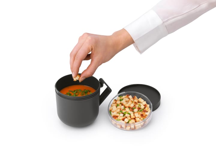 Make & Take Soepbeker 0,6 L, Donkergrijs Brabantia