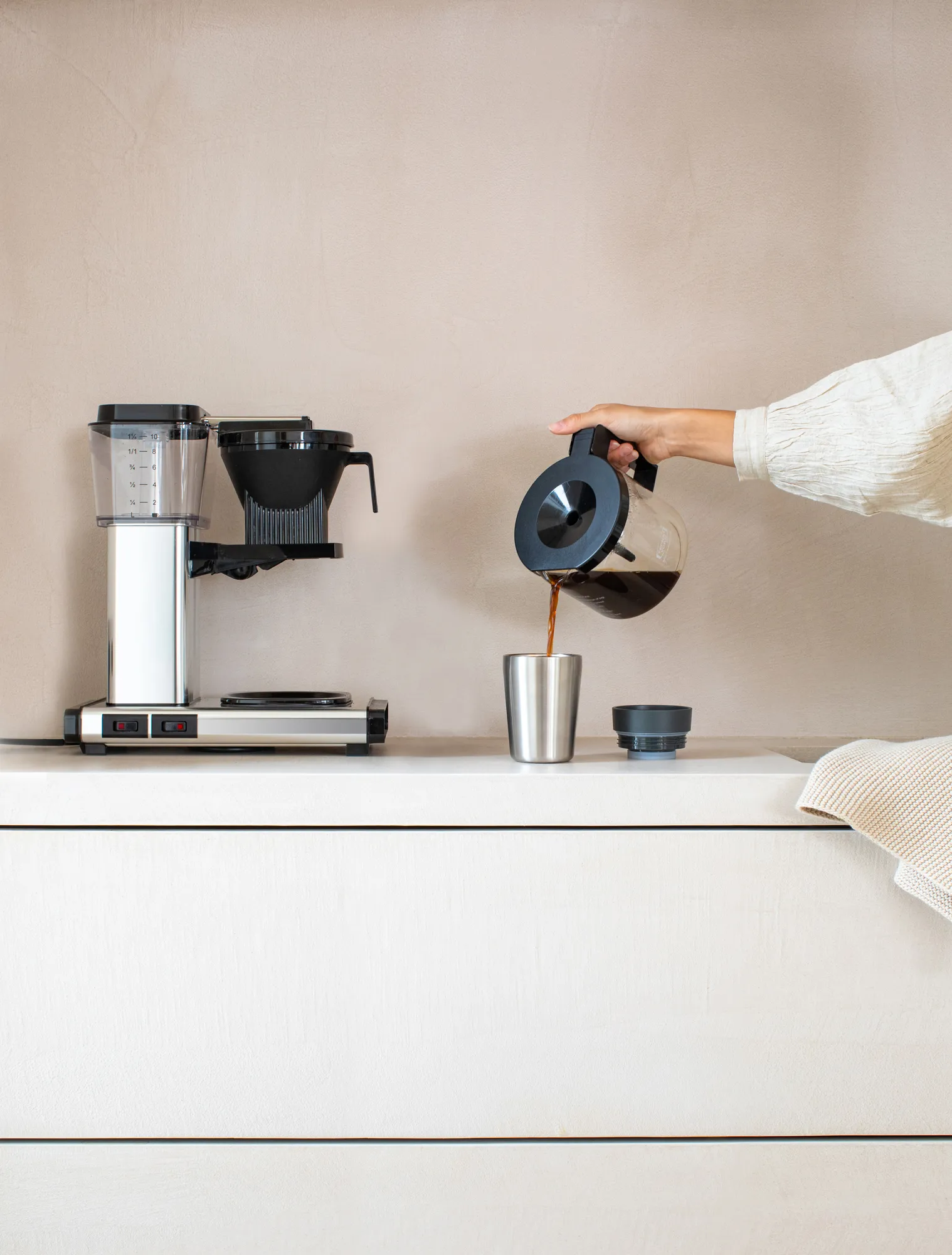 Make & Take thermosmok 20 cl, Donkergrijs Brabantia