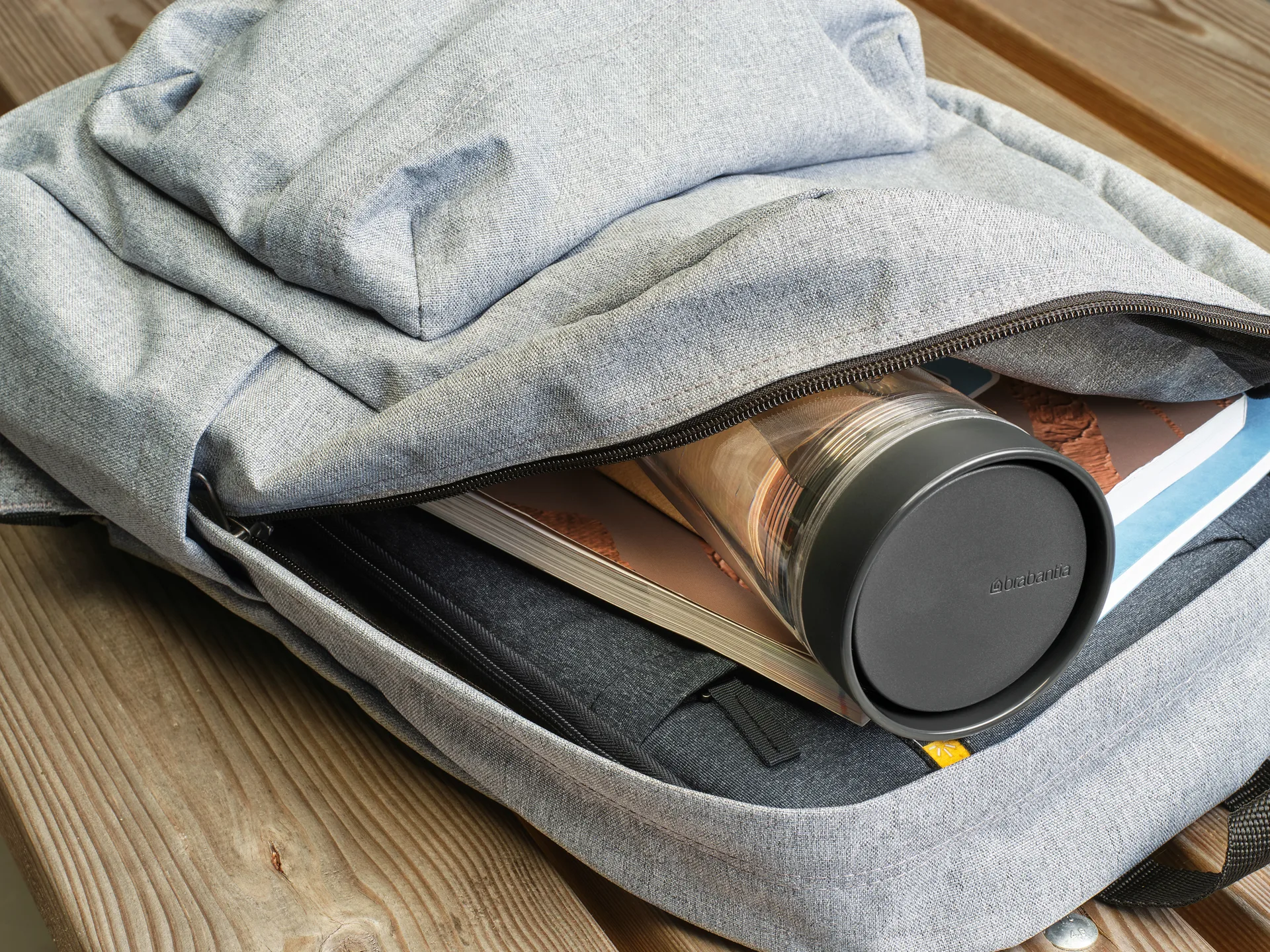 Make & Take thermosmok voor thee 36 cl, Donkergrijs Brabantia