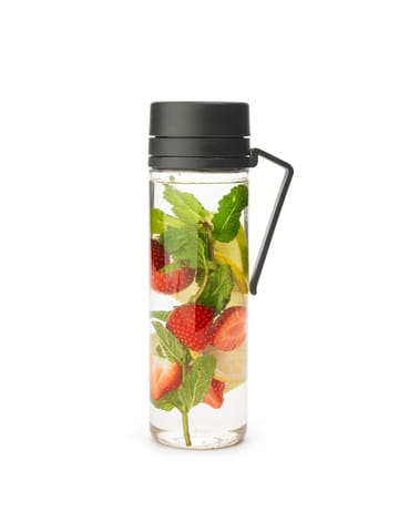 Make & Take waterfles met zeef 0,5 L - Donkergrijs - Brabantia