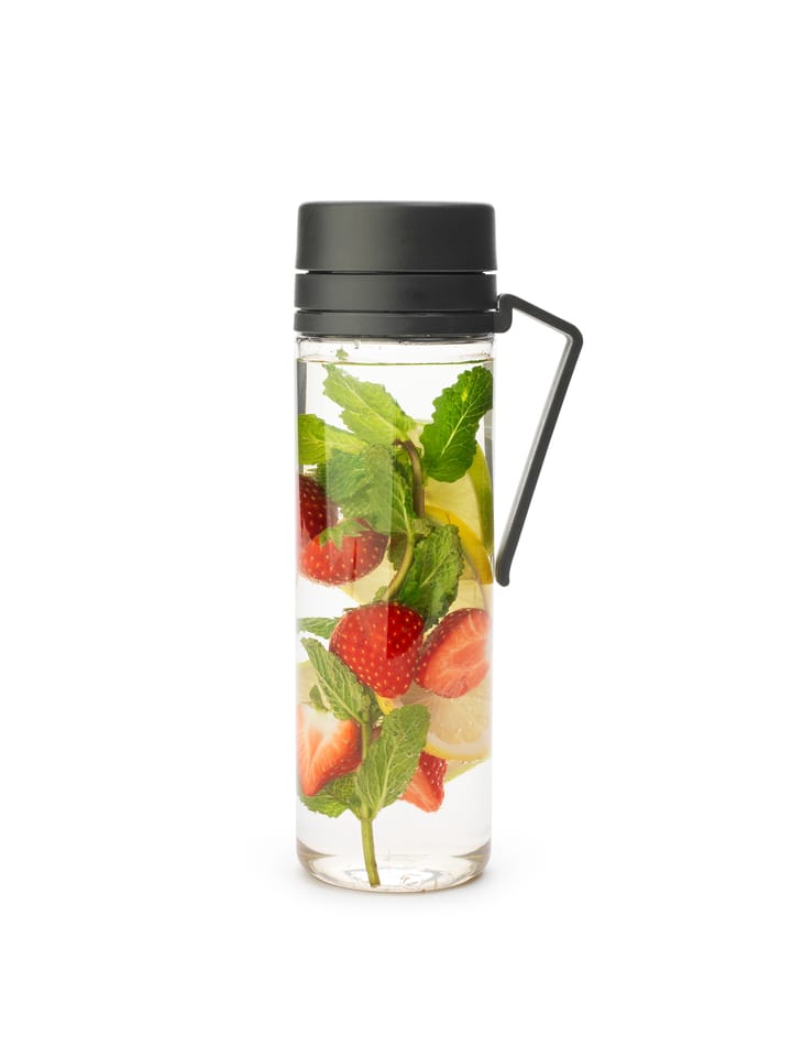 Make & Take waterfles met zeef 0,5 L, Donkergrijs Brabantia
