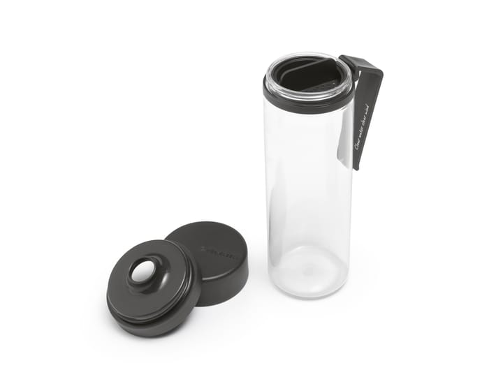 Make & Take waterfles met zeef 0,5 L, Donkergrijs Brabantia