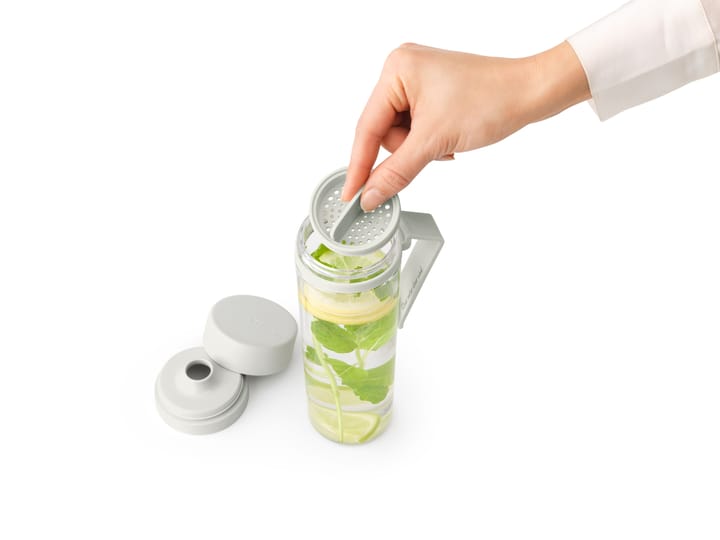Make & Take waterfles met zeef 0,5 L, Lichtgrijs Brabantia