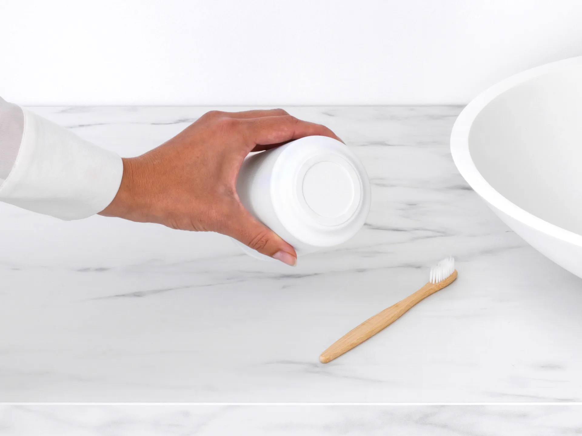 MindSet Tandenborstelhouder, Mineral Fresh White Brabantia