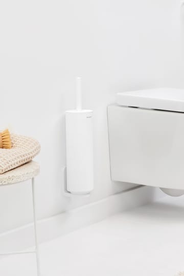 MindSet toiletborstel met houder - Mineral Fresh White, silicone - Brabantia