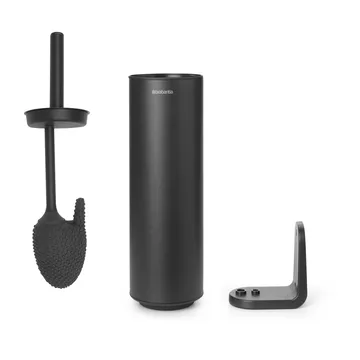 MindSet toiletborstel met houder - Mineral infinite grey, silicone - Brabantia