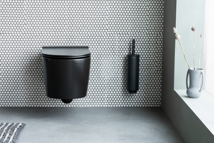 MindSet toiletborstel met houder - Mineral infinite grey, silicone - Brabantia