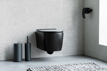 MindSet toiletborstel met houder - Mineral infinite grey, silicone - Brabantia