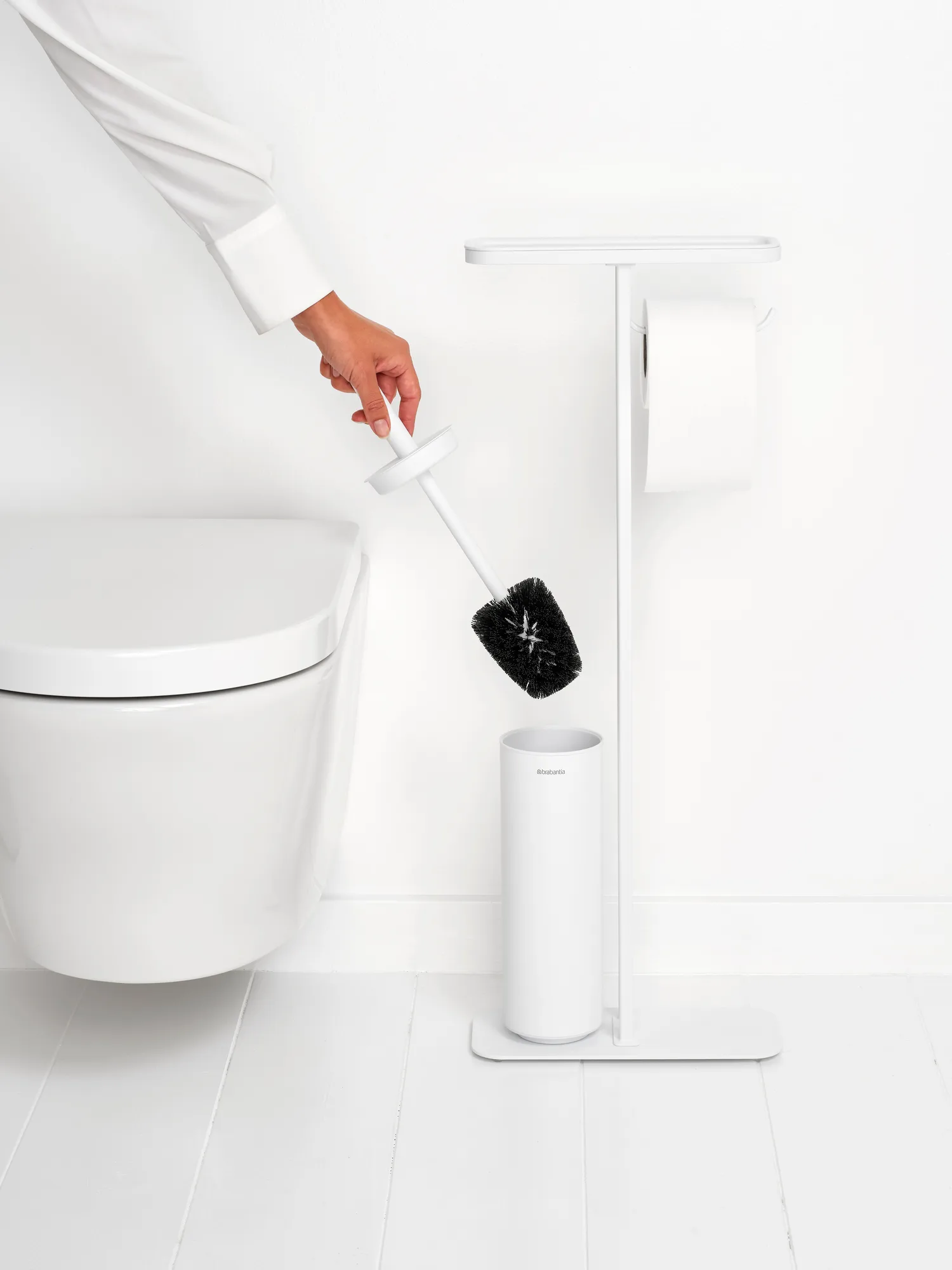 MindSet toiletbutler, Mineral Fresh White Brabantia