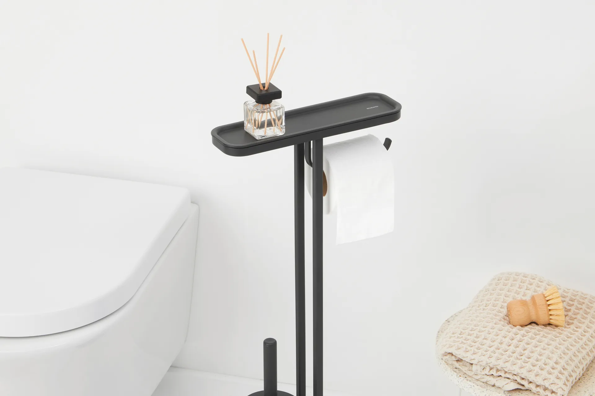 MindSet toiletbutler, Mineral infinite grey, silicone Brabantia