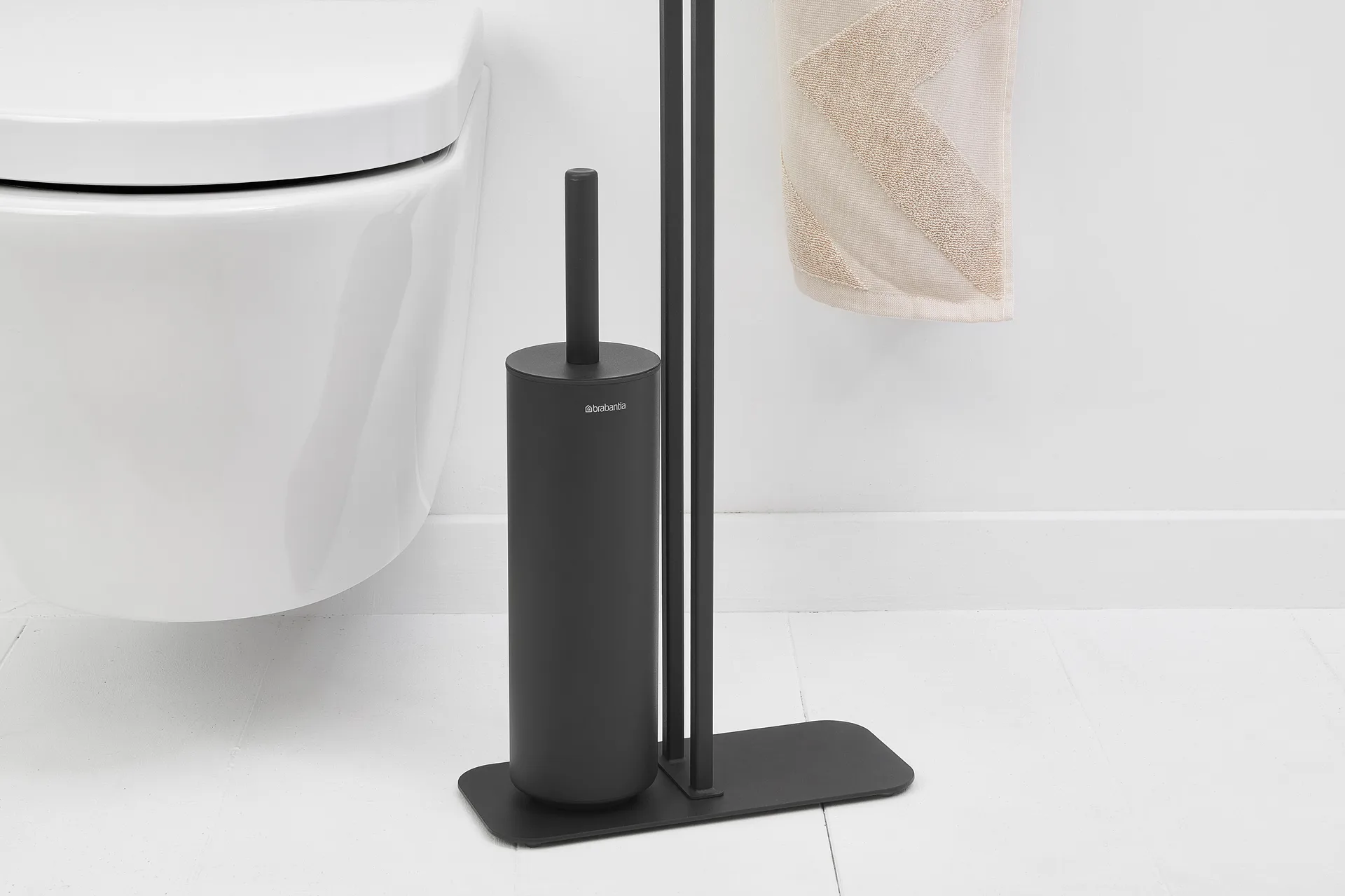 MindSet toiletbutler, Mineral infinite grey, silicone Brabantia