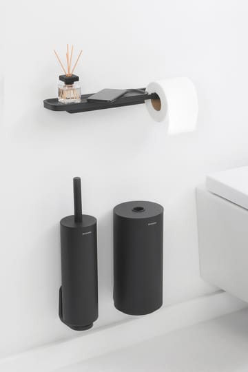 MindSet toiletrolhouder met plankje  - Mineral infinite grey - Brabantia