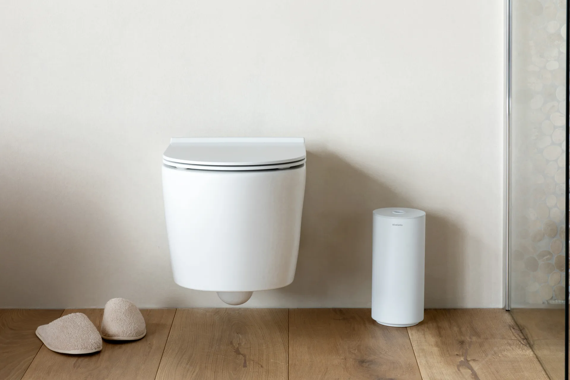 MindSet toiletrolhouder, Mineral Fresh White Brabantia