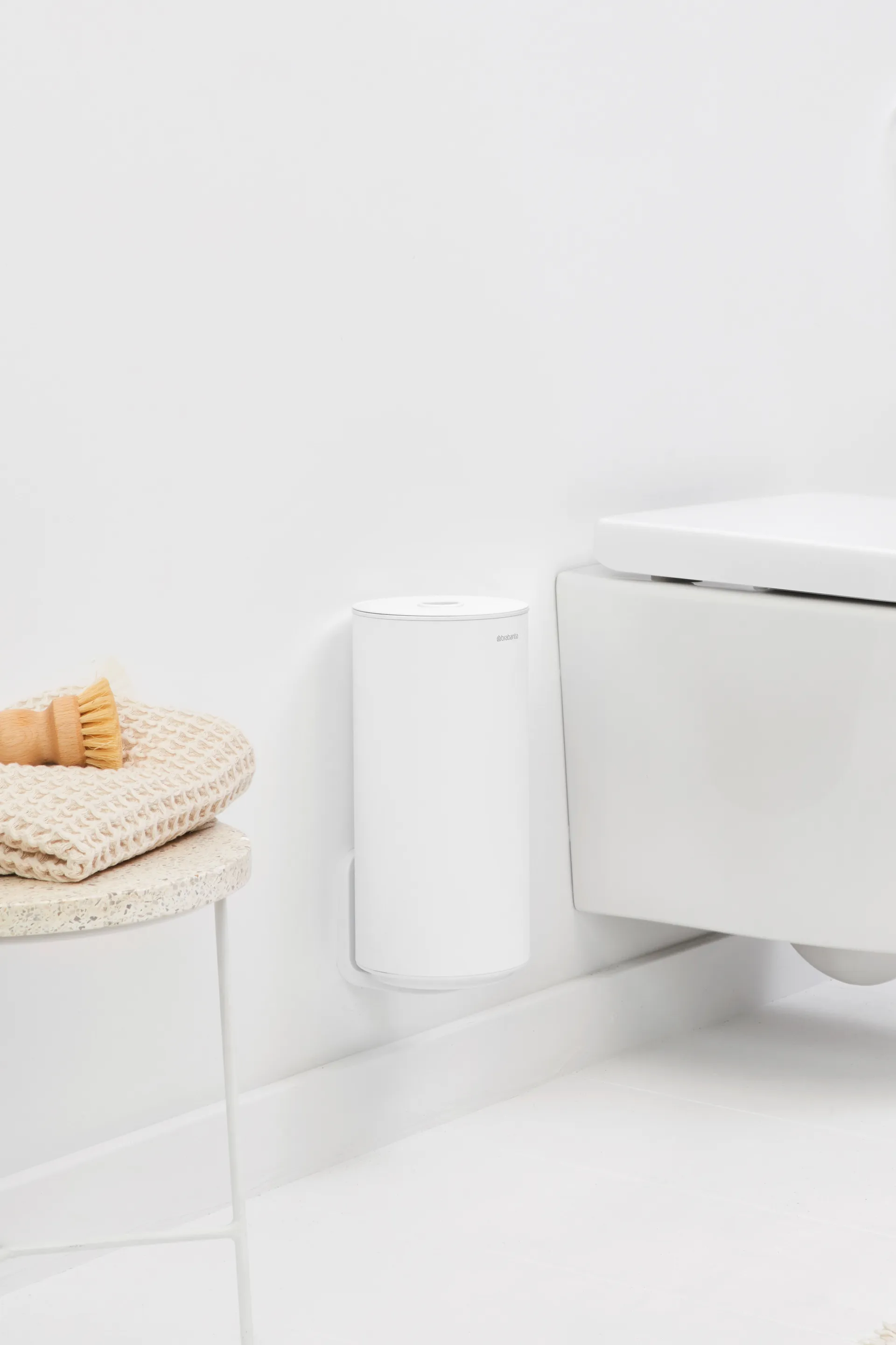 MindSet toiletrolhouder, Mineral Fresh White Brabantia