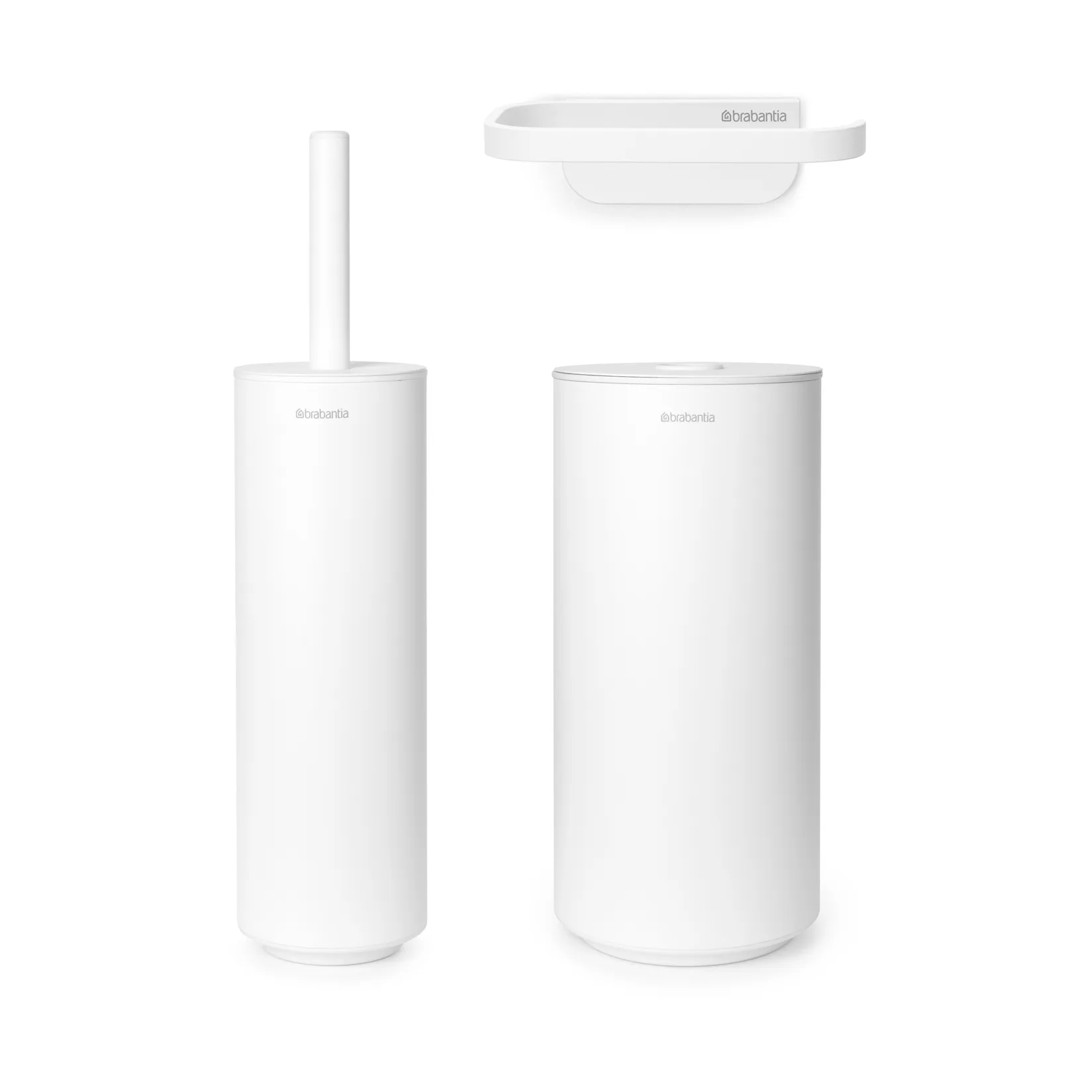 Mindset Toiletset 3-delig, Mineral Fresh White Brabantia