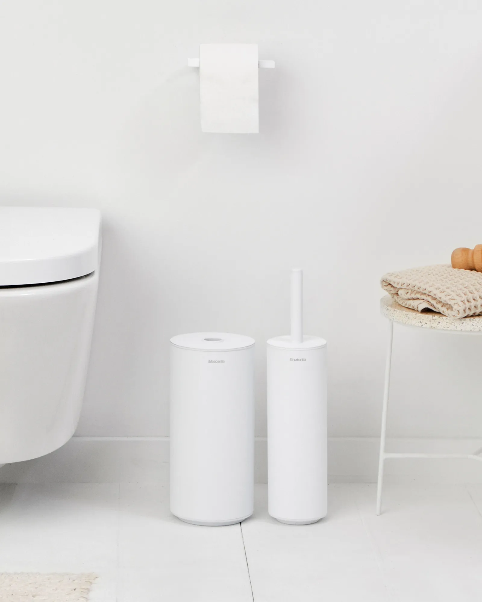 Mindset Toiletset 3-delig, Mineral Fresh White Brabantia